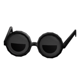 Black Emo Grunge Eyeglasses - Moody