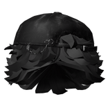  Black Emo Messy Hair with Grunge Baseball Cap