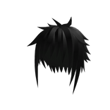 Black Emo Spiky Hair