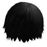 black emo vkei anime hair