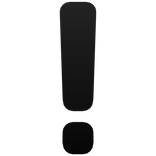 Black Exclamation Point