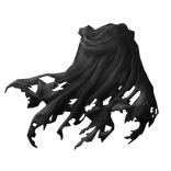 Black Fallen Hero Cape