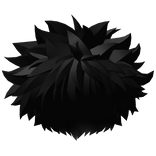 Black Fluffy Zoldyck Hair