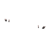 Black French tip metallic nails