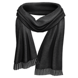 Black Fringe Scarf