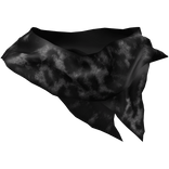 Black Fur Distressed Neck Scarf