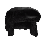 Black Fur Ushanka Winter Hat