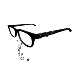 Black Glasses w/ Piercings