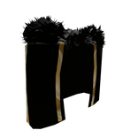 Black Gold Elegant Cloak