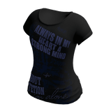 Black Goofy Y2K  Curvy Shirt Skirt