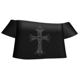 black goth cross shirt