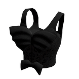 🫧 Black Goth Cute Butterfly Bow Crop Top