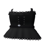 Black Goth Doll Dress - 3.0