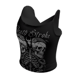 Black Goth Emo Y2K Top