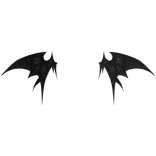 Black Gothic Bat Wings