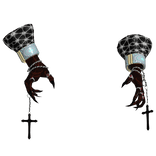 Black gothic demonic hands 