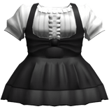 Black Gothic Doll Ruffle Dress 3.0