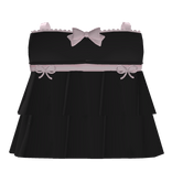 black gothic doll ruffle dress 3.0