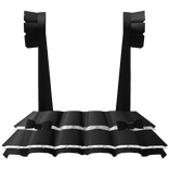 ♡ : black gothic doll strapped lace skirt