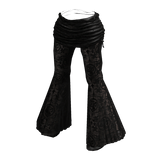 Black Gothic Lace Y2K Bell Bottoms 🖤