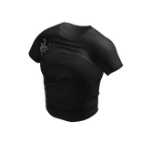 🖤Black Gothic Logo Cropped Tee