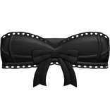 black gothic ruffled top