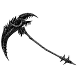 Black Gothic Vampire Scythe