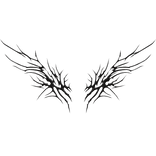 Black Gothic Vampire Wings