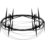 Black Gothic Void Rusty Halo Crown