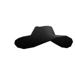 Black Gradient Wide Brim Hat