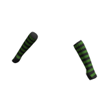 Black Green | Arm Warmers Sleeves Fingerless