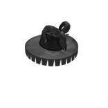 Black Grunge Goat Skull Outlaw Hat