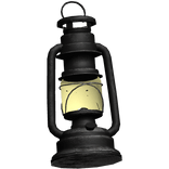 Black Grunge Lantern Waist