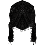Black Grunge Vintage Head Scarf