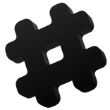 Black Hashtag
