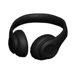 Black Headphones Neck