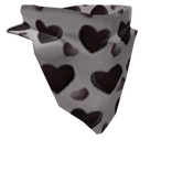 Black Heart Bandana