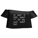 black hi xd shirt