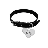black his heart puppy necklace