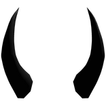Black Horns Demon Goth Emo
