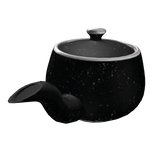 Black Iron Teapot