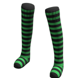 Black Jade | Leg Warmers Thigh High Socks