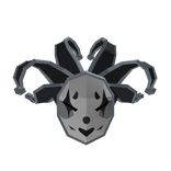 Black Jester Mask