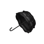 black jirai kei kawaii goth umbrella parasol