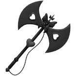 black jirai kei kawaii pastel goth cutesy back axe