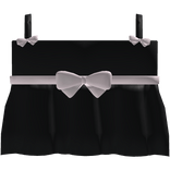 ♡ . ꒱ black kawaii ruffle dress