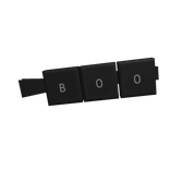 Black Keyboard HairClip [Boo]