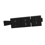 Black Keyboard Hairclip [<3!]