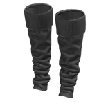 ☆ Black Knit Baggy Warmer