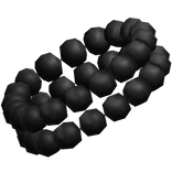 Black Layered Pearl Armband (L)